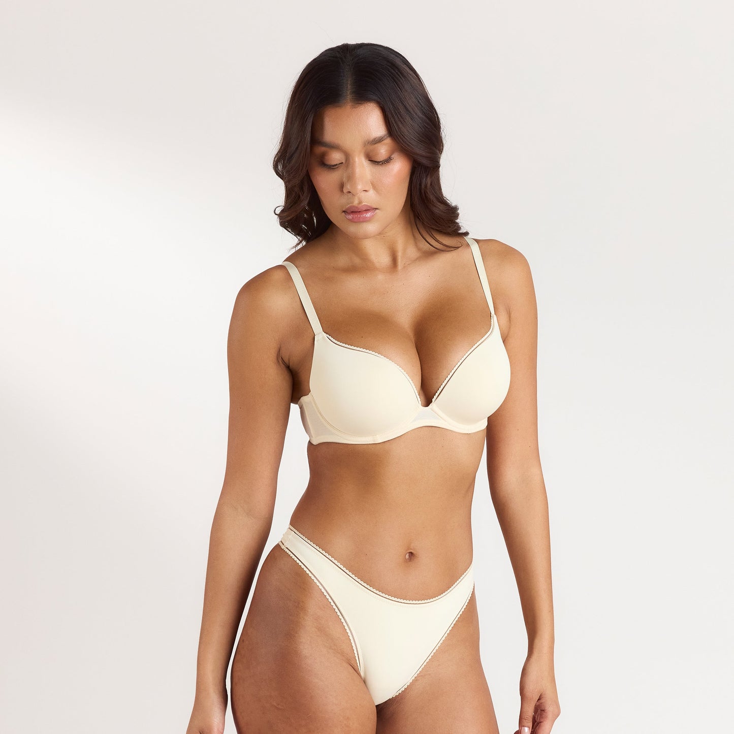 Komfort Hoch Push-Up-BH – Latte