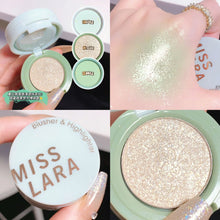 3-in-1 Make-up-Palette mit Highlighter