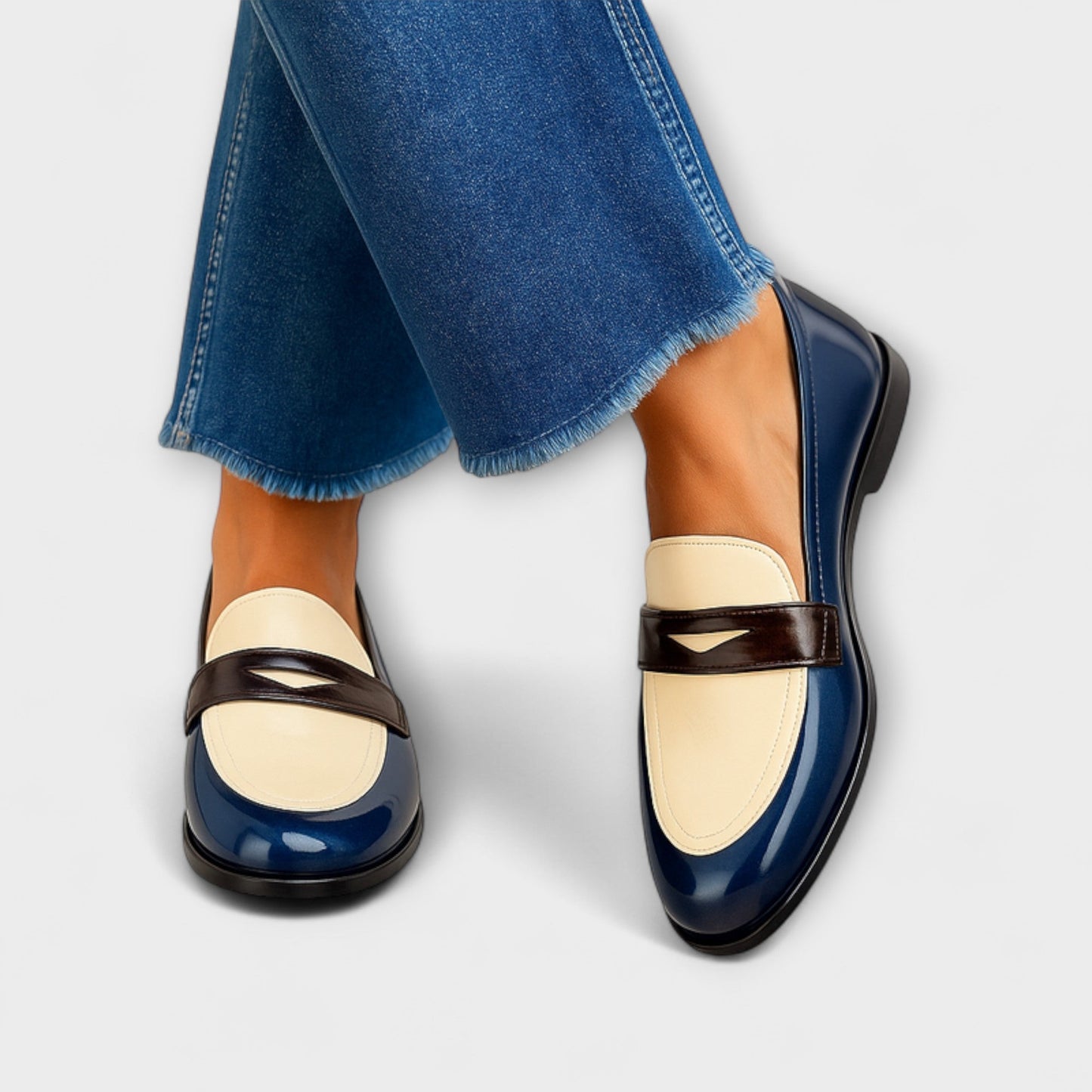 Claudia | Kontrast Loafers
