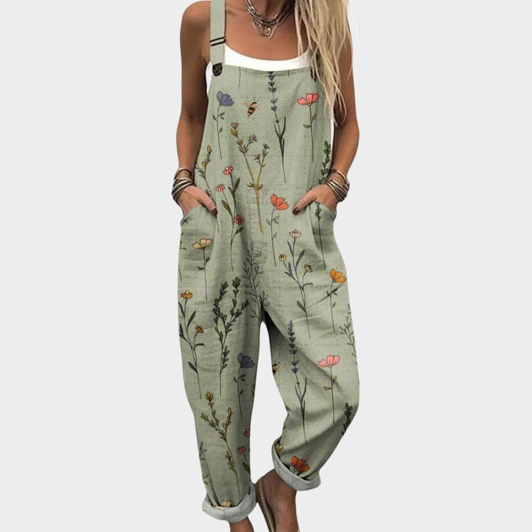 Heidi | Bequeme Bedruckte Latzhose