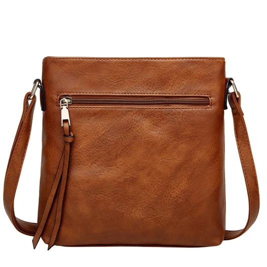 Schicke mittelgroße Hobo-Crossbody-Tasche