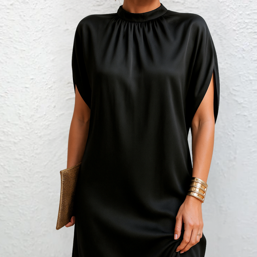 Emma | Zeitlos Schwarzes Kleid
