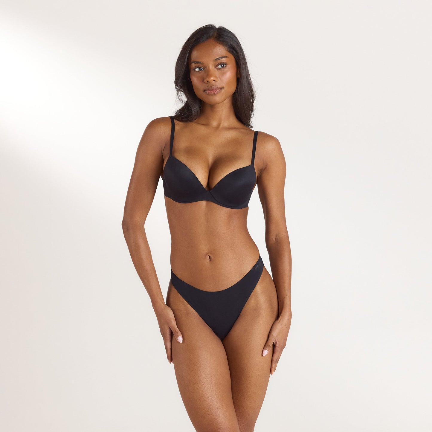 PillowSoft™ Hoch Push-Up-BH - Schwarz