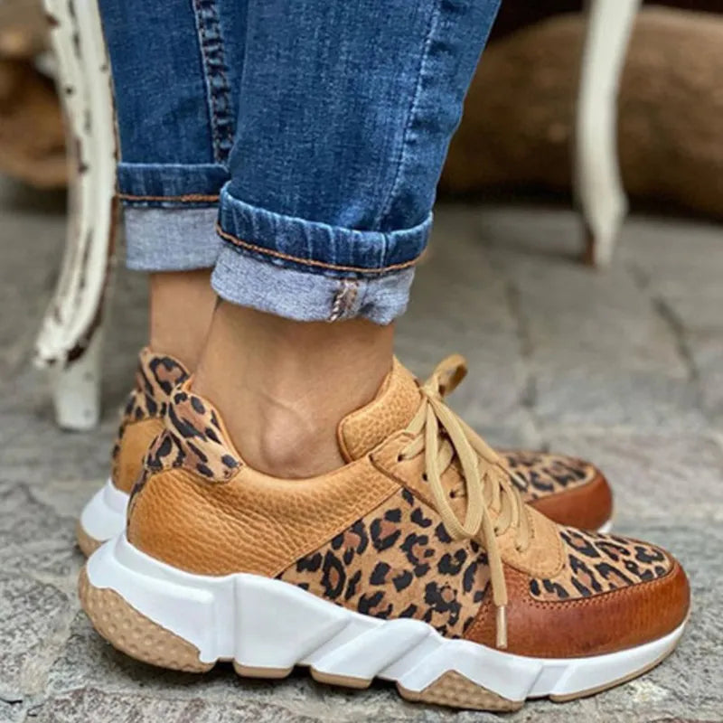 Crizzy | Bequeme Leopard-Sneaker