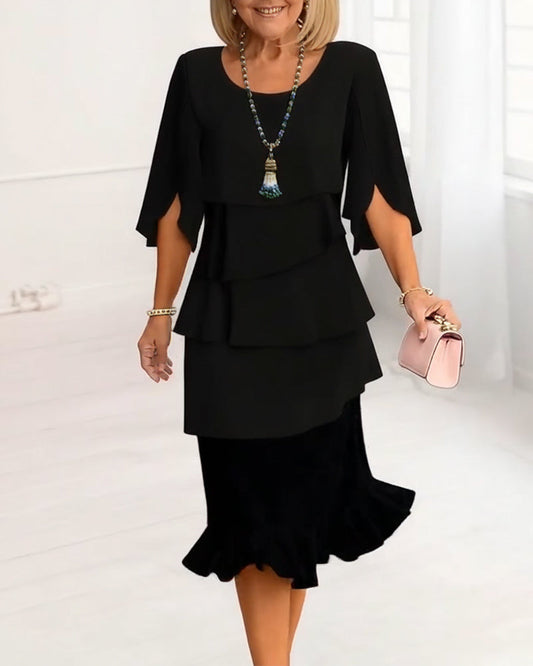 Patricia | Elegant Comfort Rüschenkleid