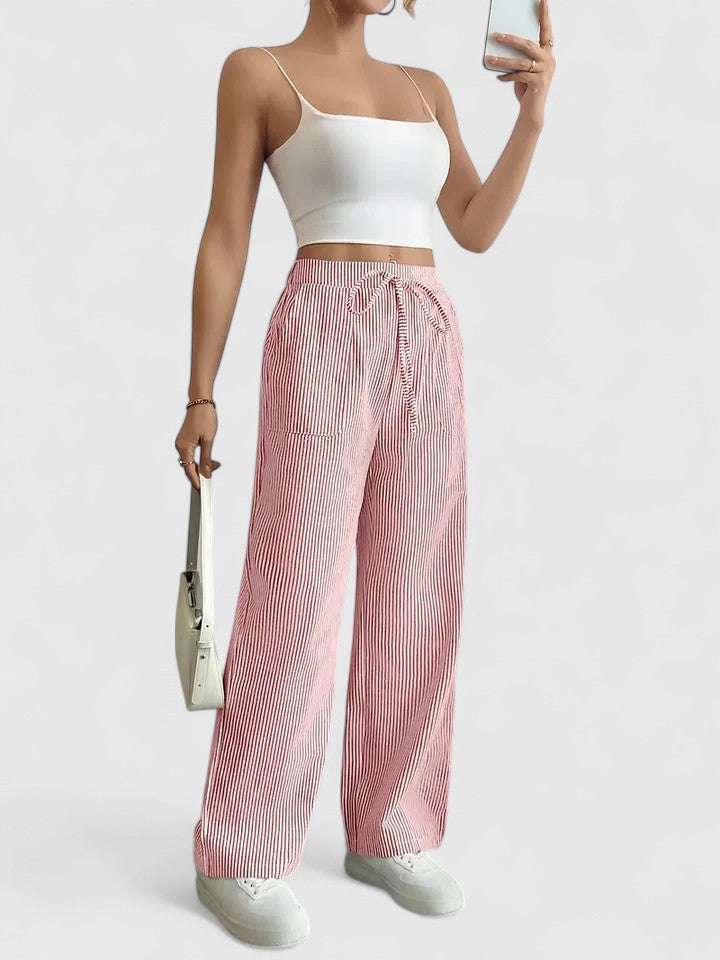 Birgit | Bequeme Weite Hose mit Eleganten Details