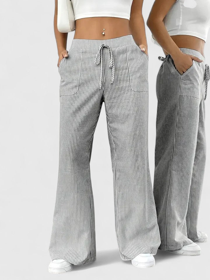 Birgit | Bequeme Weite Hose mit Eleganten Details