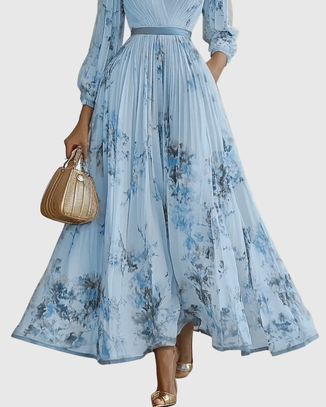 Rowella | Elegantes Maxikleid mit Falten