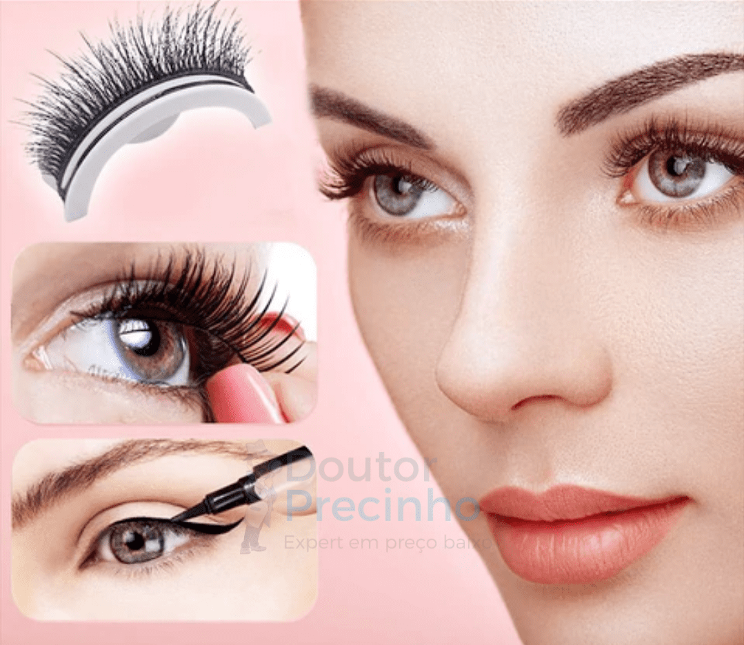 Wiederverwendbare selbstklebende Wimpern