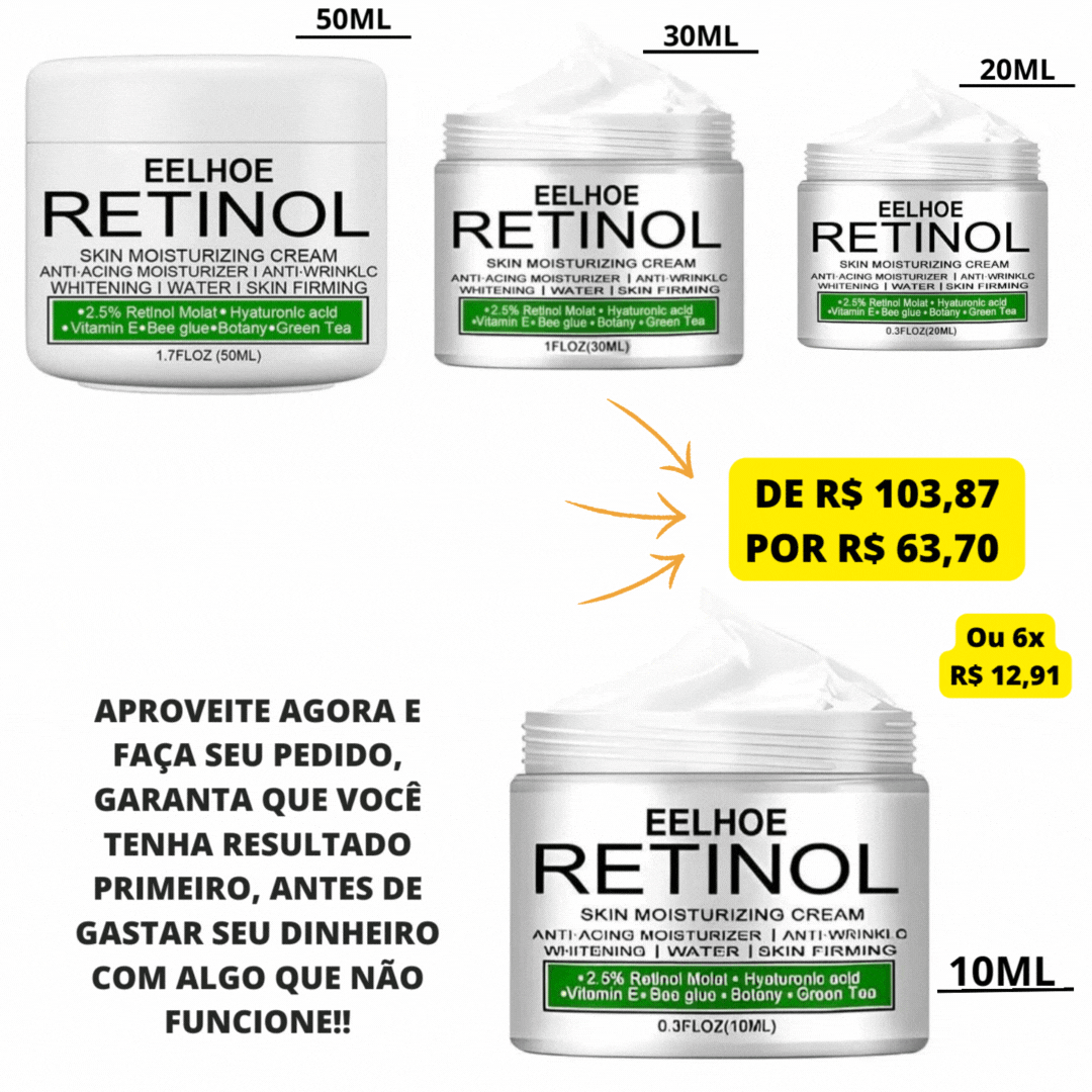 Retinol Feuchtigkeitscreme für ein gepflegtes Hautbild