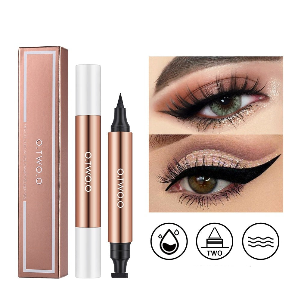 Flüssiger Eyeliner-Stempel Schwarz