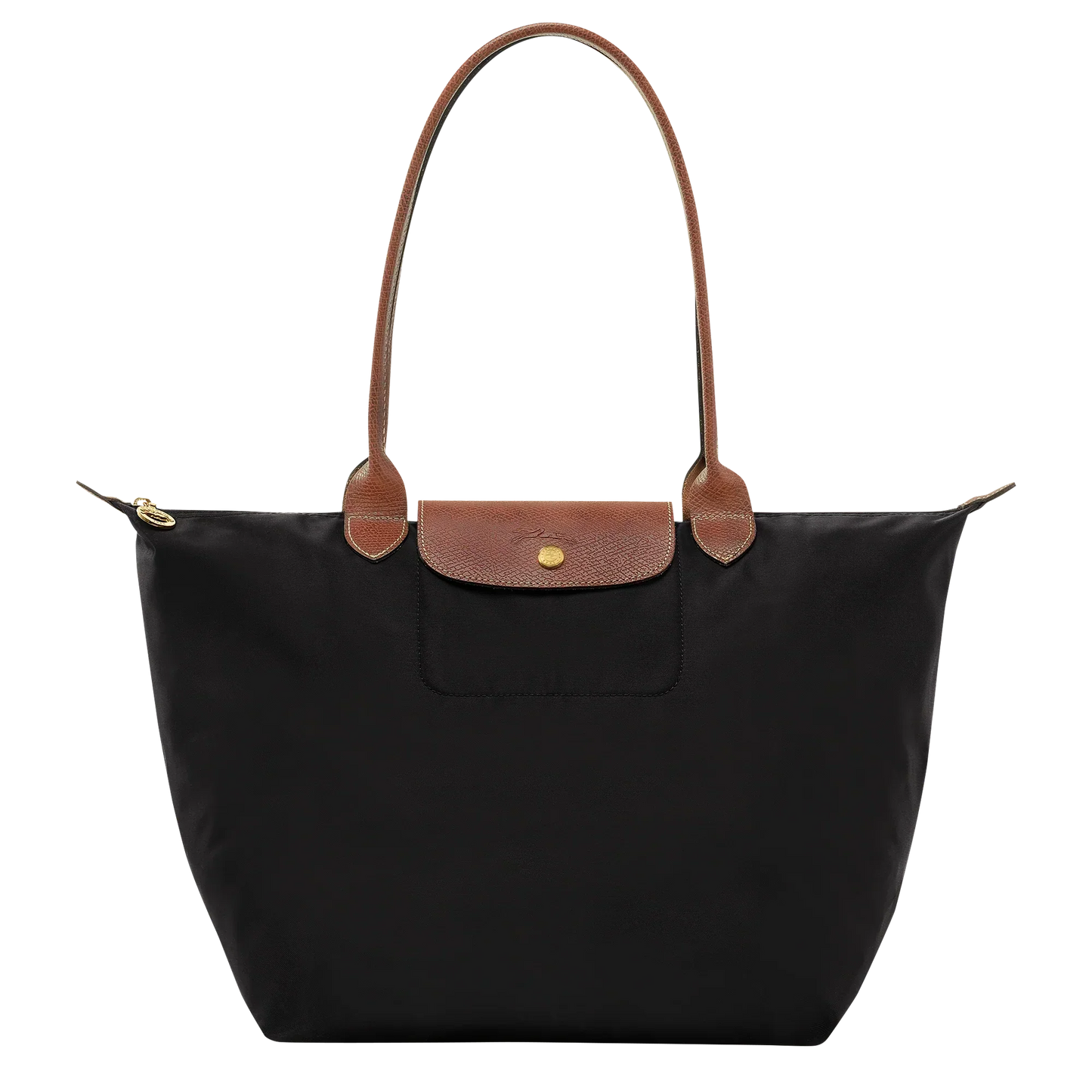Große Le Pliage Tote, Schwarz