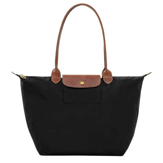 Große Le Pliage Tote, Schwarz