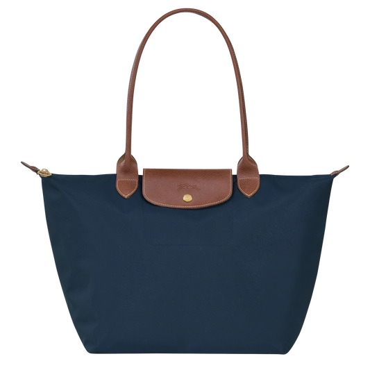 Große Le Pliage Tasche, Marineblau