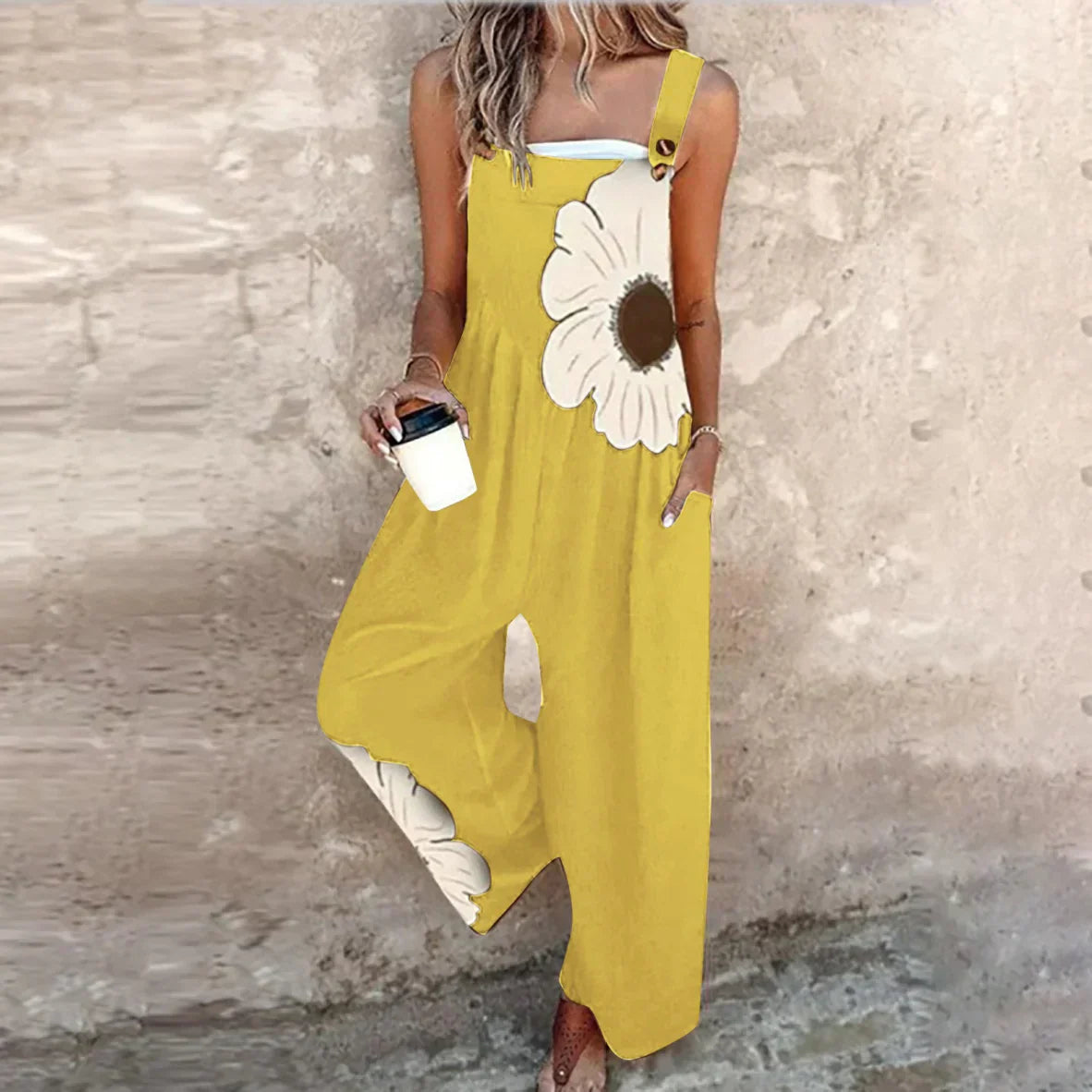 Lisa | Bequeme Bedruckte Latzhose