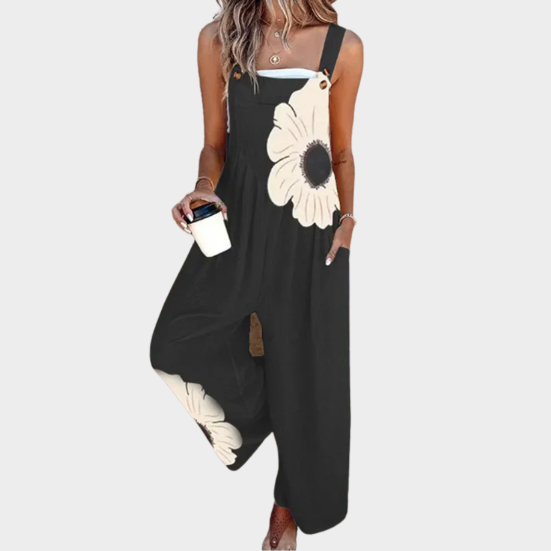 Lisa | Bequeme Bedruckte Latzhose