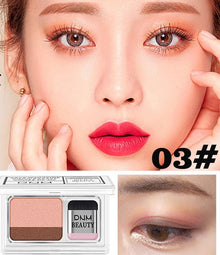 Matte Lidschatten-Palette mit Pinsel