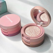 3-in-1 Make-up-Palette mit Highlighter