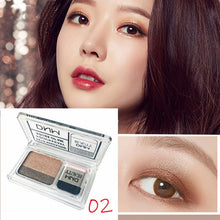 Matte Lidschatten-Palette mit Pinsel