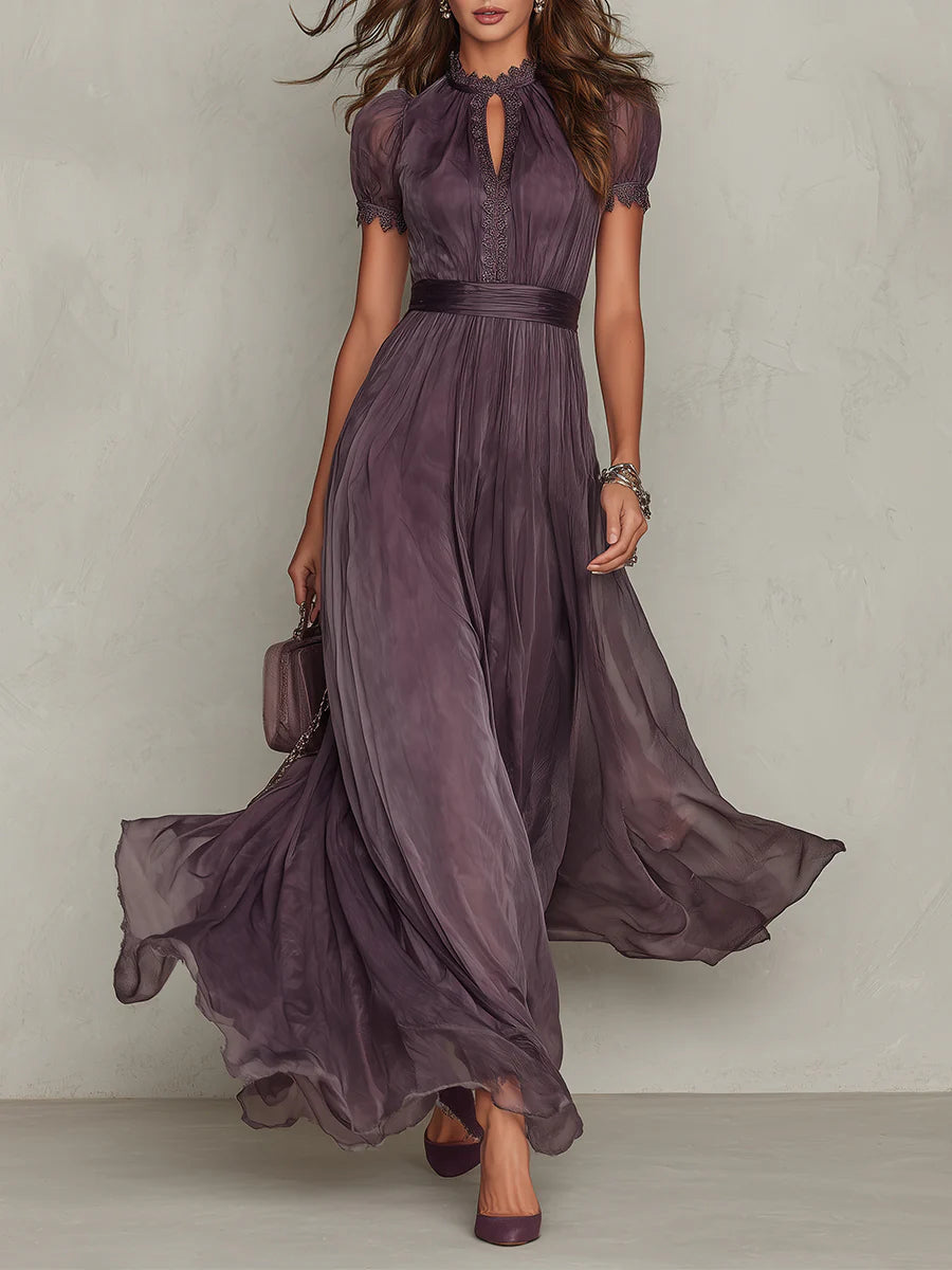 Petra | Maxikleid mit Spitzendetails