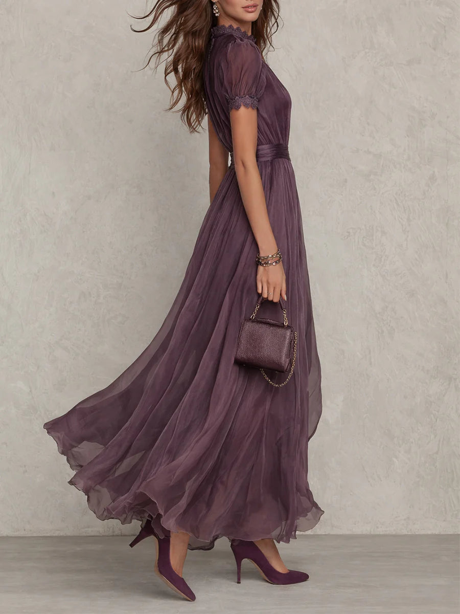 Petra | Maxikleid mit Spitzendetails