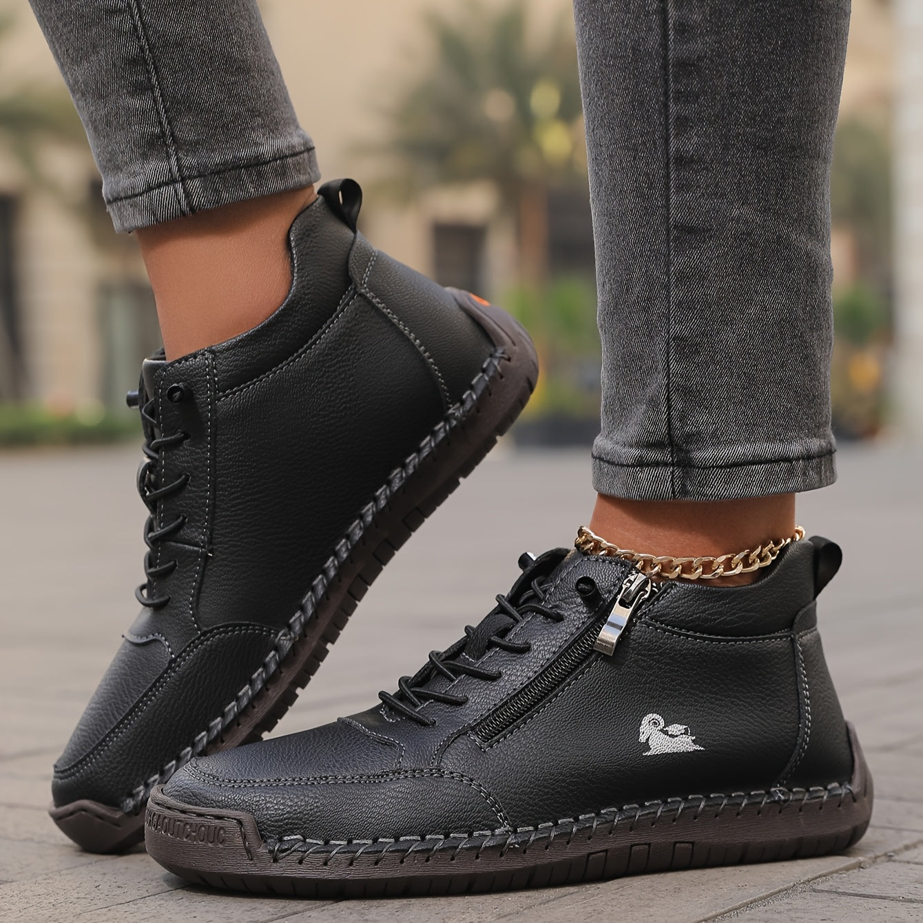 Mila | Orthopädische Sneaker mit Reißverschluss