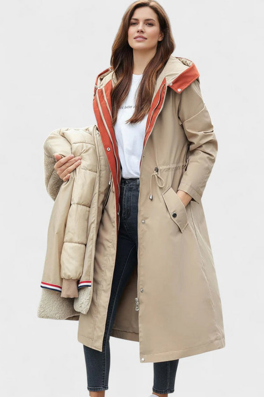 Frostra | Herbstjacke mit Kapuze und Weichem Kragen