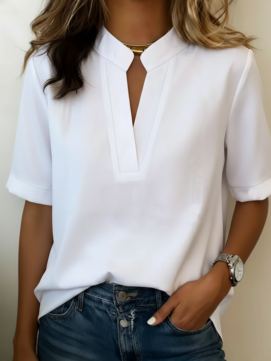 Cornelia | Elegante Bluse mit raffiniertem Kragen