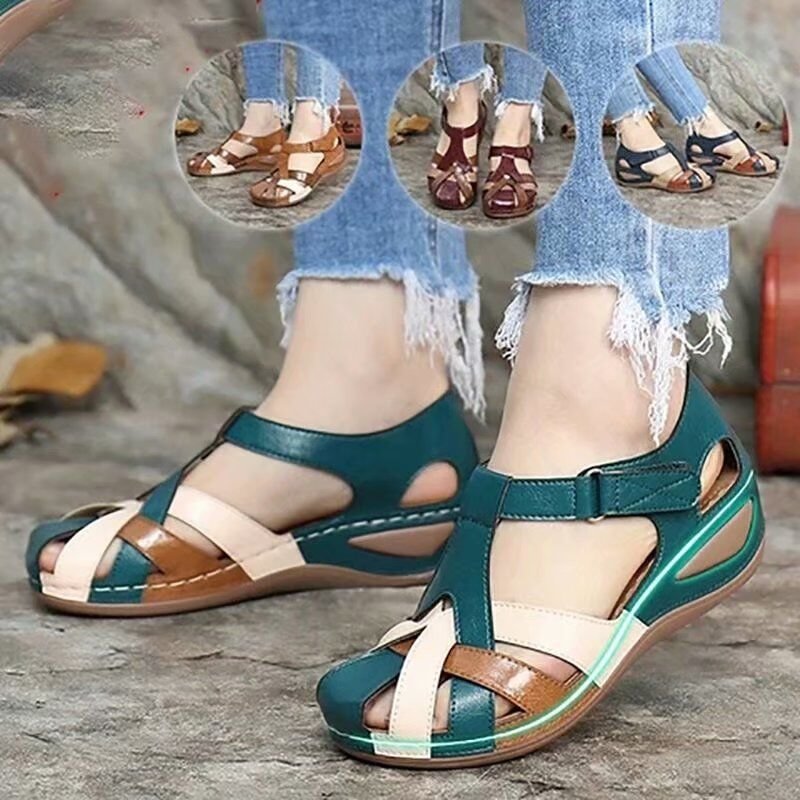 Millie | Lässige Keilsandalen